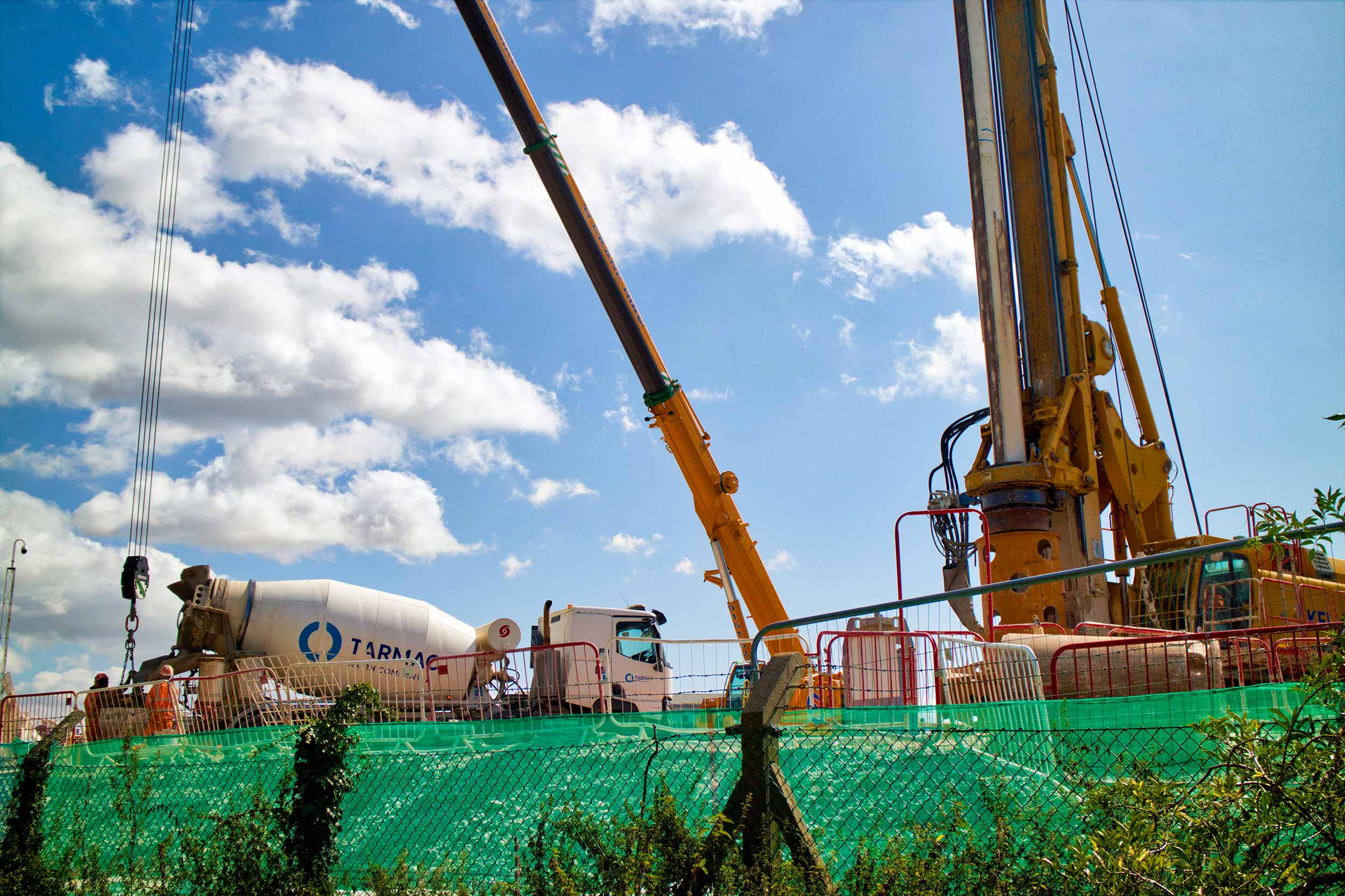 Construction underway